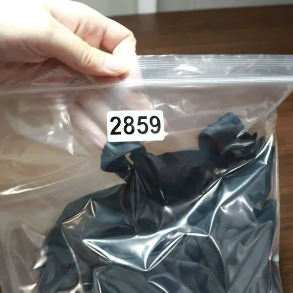 Lauren Ralph Lauren Ruffle Underwire Tankini Top Women 10 Black Swim Resort Pool - Picture 11 of 13